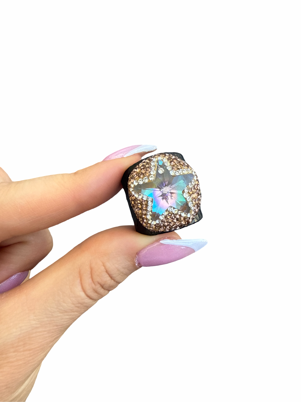 'Mermaid's Candy' Multi-tone Starfish Adjustable Cocktail Ring